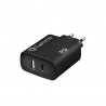 CUBE 38W DOUBLE - CARICA DA RETE POWER DELIVERY USB+USB-C - NERO