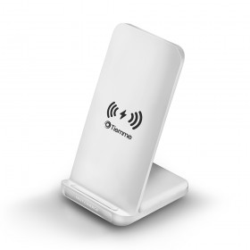 DUAL 15W - CARICATORE WIRELESS - BIANCO