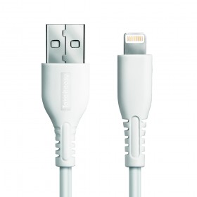 CAVO RICARICA 12W USB - LIGHTNING 1 metro - BIANCO