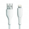 CAVO RICARICA 12W USB - LIGHTNING 1 metro - BIANCO