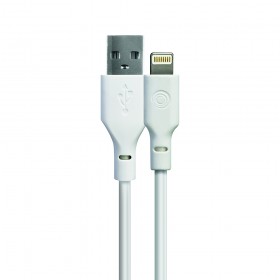 KIT CUBE - CARICA DA RETE 5W + CAVO DA USB A LIGHTNING - BIANCO