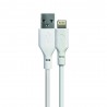 KIT CUBE - CARICA DA RETE 5W + CAVO DA USB A LIGHTNING - BIANCO