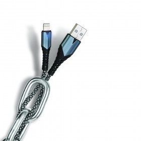 DYNAMIC 120 - CAVO 12W RINFORZATO CATARIFRANGENTE USB - LIGHTNING 1,2 metri