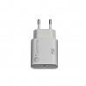 KIT CUBE - CARICA DA RETE 20W+CAVO DA USB-C A LIGHTNING - BIANCO