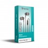 JELLY - AURICOLARI FILO CON GOMMINI - JACK 3,5 mm - 120 cm - NERO