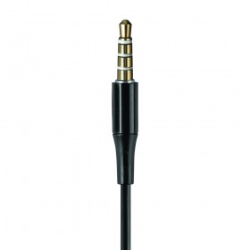 JELLY - AURICOLARI FILO CON GOMMINI - JACK 3,5 mm - 120 cm - NERO