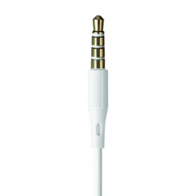 JELLY - AURICOLARI FILO CON GOMMINI - JACK 3,5 mm - 120 cm - BIANCO