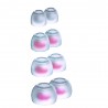 JELLY - AURICOLARI FILO CON GOMMINI - JACK 3,5 mm - 120 cm - BIANCO