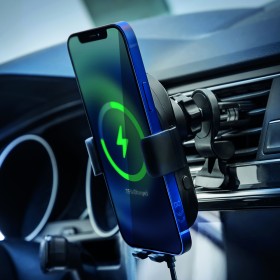 SMART 15W - SUPPORTO AUTO E CARICA WIRELESS