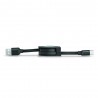 TWISTER 100 - CAVO RETRATTILE 18W USB - USB-C 1 metro - NERO