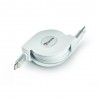 TWISTER 100 - CAVO RETRATTILE 20W USB-C - Lightning 1 metro - BIANCO