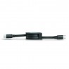 TWISTER 100 - CAVO RETRATTILE 60W USB-C - USB-C 1 metro - NERO