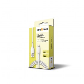 CAVO RICARICA 18W USB - LIGHTNING 1 metro - BIANCO
