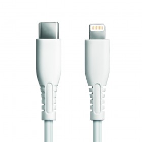 CAVO RICARICA 20W USB-C - LIGHTNING 1 metro - BIANCO