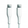 CAVO RICARICA 60W USB-C - USB-C 1 metro - BIANCO
