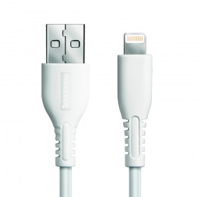 CAVO RICARICA 12W USB - LIGHTNING 2 metri - BIANCO