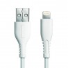 CAVO RICARICA 12W USB - LIGHTNING 2 metri - BIANCO