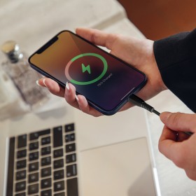 CAVO RICARICA 18W USB - USB-C 2 metri - NERO
