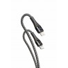 DYNAMIC 120 - CAVO 30W RINFORZATO CATARIFRANGENTE USB-C - LIGHTNING 1,2 metri