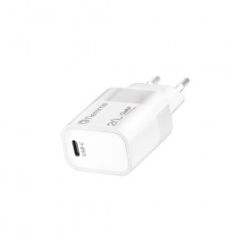 CUBE 20W - CARICA DA RETE POWER DELIVERY USB-C - BIANCO