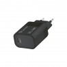 KIT CUBE - CARICA DA RETE 20W + CAVO DA USB-C A USB-C - NERO