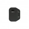KIT CUBE - CARICA DA RETE 20W + CAVO DA USB-C A USB-C - NERO