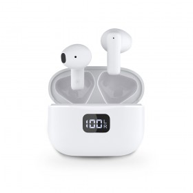 TWINPODS VIEW  - auricolari wireless con display WHITE