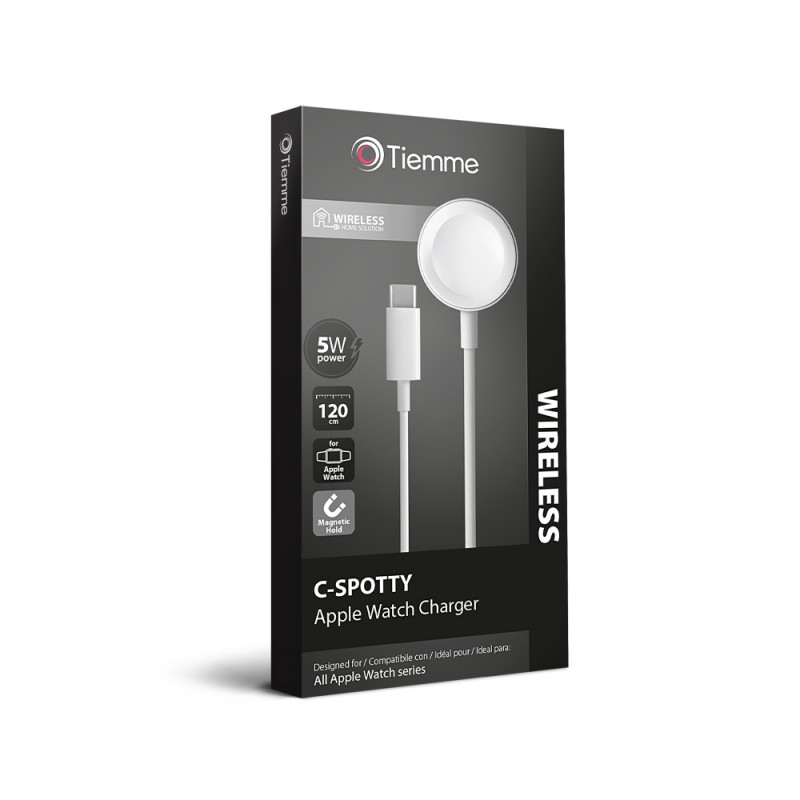 SPOTTY - CARICA WIRELESS APPLE WATCH CON AGGANCIO MAGNETICO