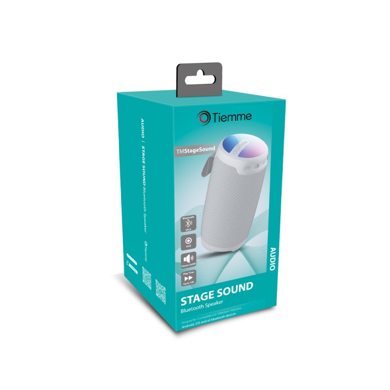 STAGE-SOUND - speaker bluetooth 2 x 5W GREY