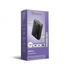 ARYA- 5000 Mah POWERBANK BLACK