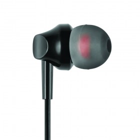 JELLY - AURICOLARI FILO CON GOMMINI - JACK 3,5 mm - 120 cm - NERO