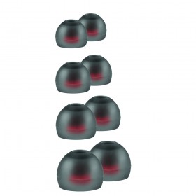 JELLY - AURICOLARI FILO CON GOMMINI - JACK 3,5 mm - 120 cm - NERO