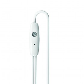 JELLY - AURICOLARI FILO CON GOMMINI - JACK 3,5 mm - 120 cm - BIANCO