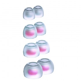 JELLY - AURICOLARI FILO CON GOMMINI - JACK 3,5 mm - 120 cm - BIANCO