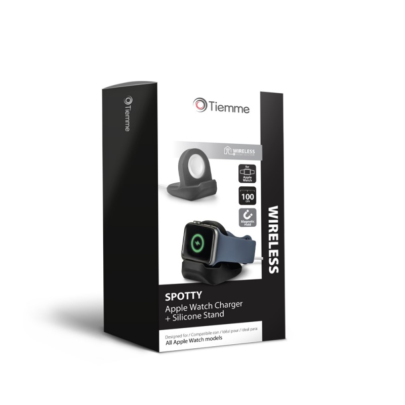 SPOTTY - CARICA WIRELESS APPLE WATCH CON AGGANCIO MAGNETICO