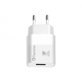 CUBE 15W - WALL FAST CHARGER USB-A 15W - WHITE
