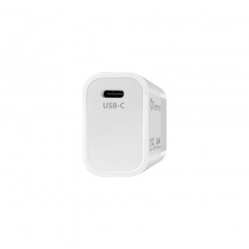 CUBE 20W - CARICA DA RETE POWER DELIVERY USB-C - BIANCO