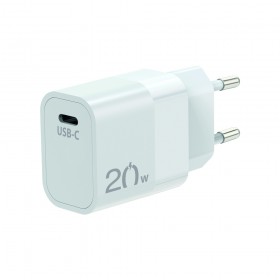 FAST 20W - CARICA DA RETE POWER DELIVERY USB-C - BIANCO